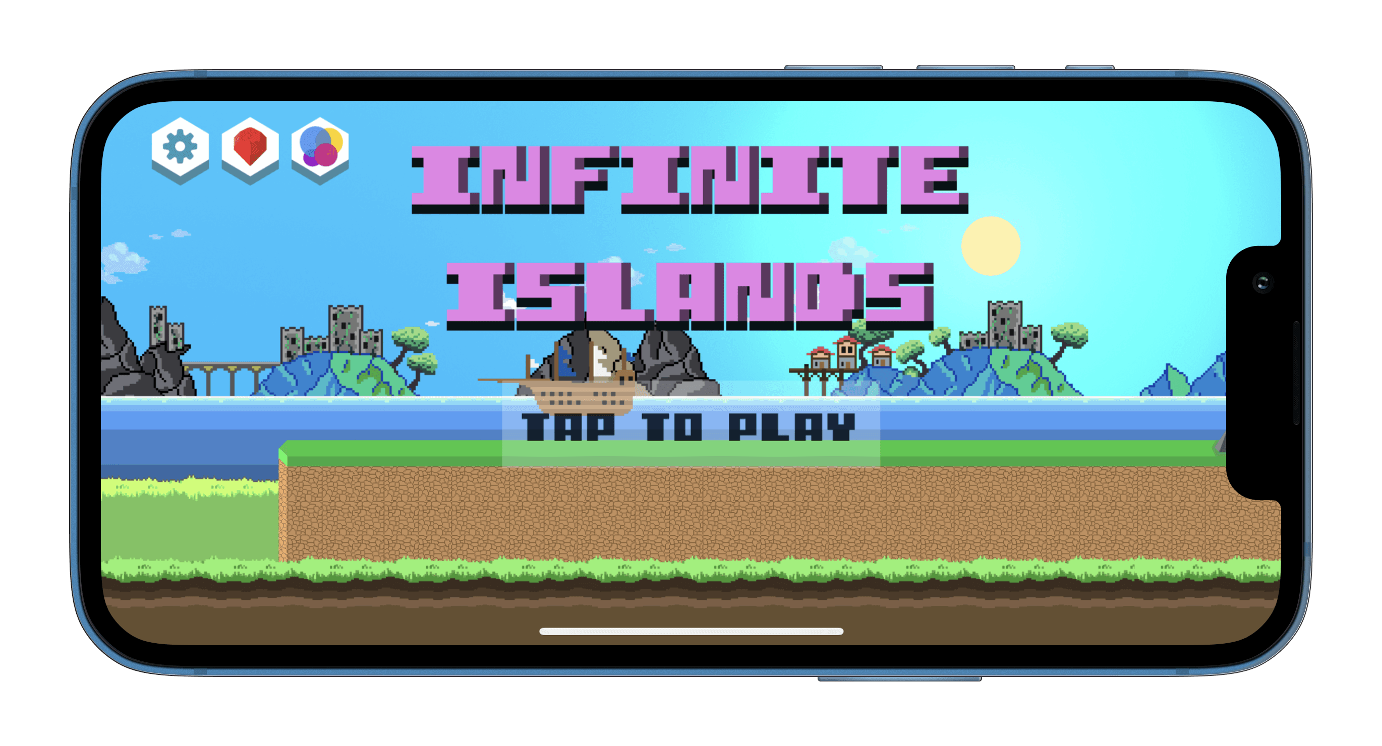 Infinite Islands iOS App Demo Screenshot