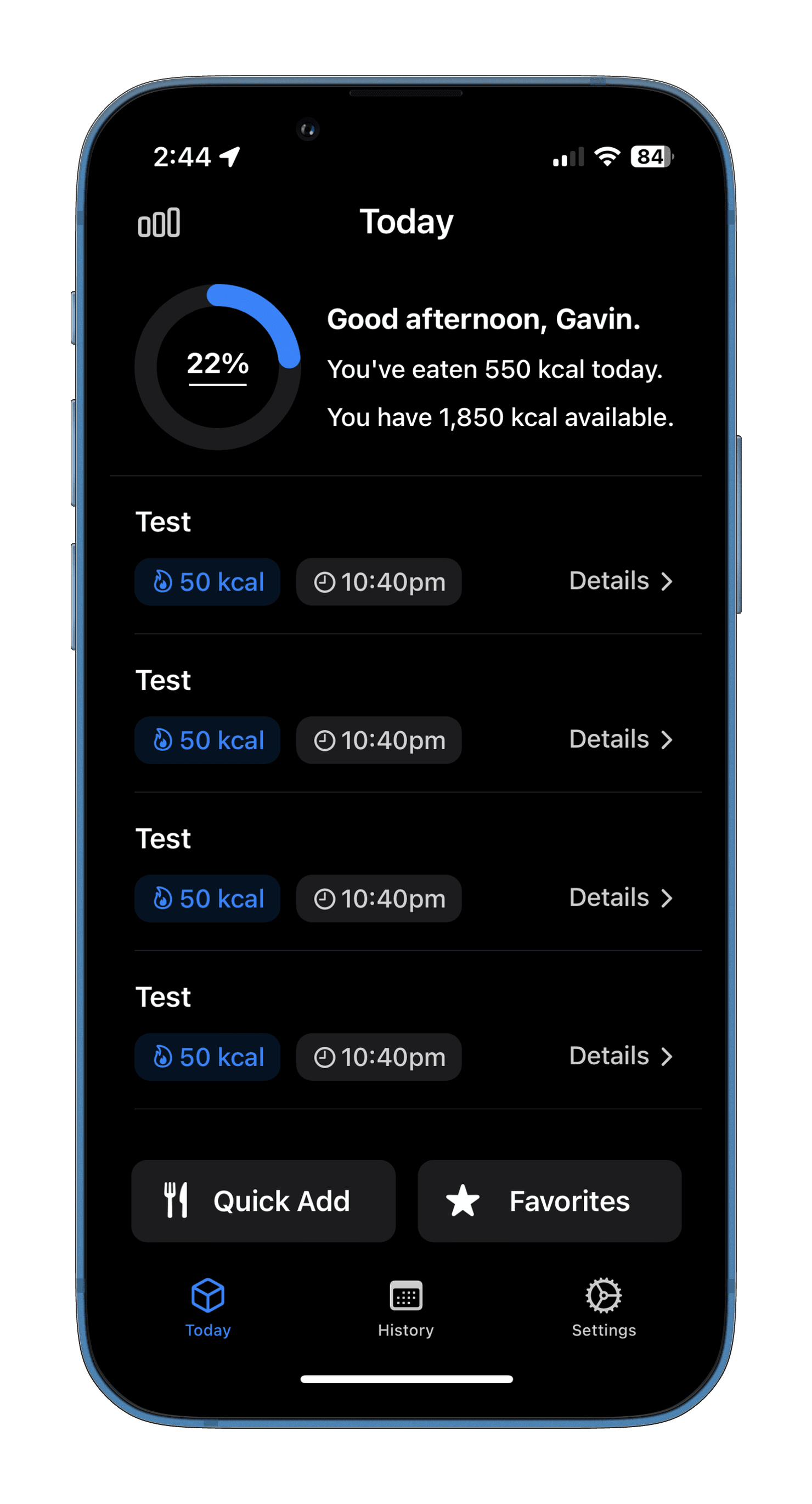 Prototype iOS App Design Demo Screenshot